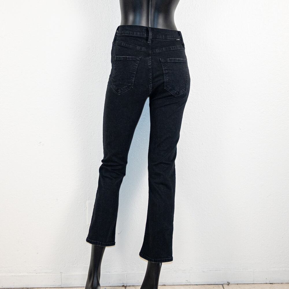 Mother Denim High Waisted Rider Ankle Jeans Black Not Guilty Sz 25 - Picture 3 of 12